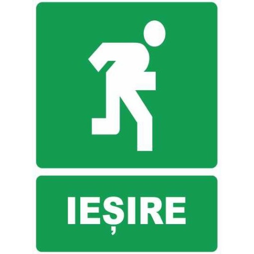 Indicator Iesire v1, Sticker autocolant