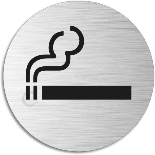 Indicator Semn pentru loc de fumat, Sticker autocolant