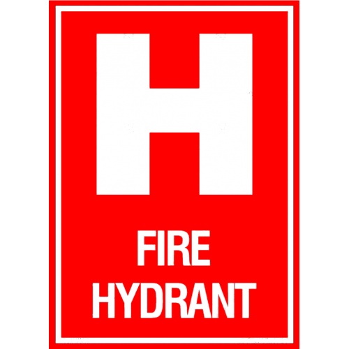 ⚠️ INDICATOARE 🛑 Indicator Sign fire hydrant, Sticker autocolant ️