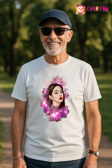Tricou barbat Kpop cu trupa BLACK PINK IN YOUR AREA music Coreean 151