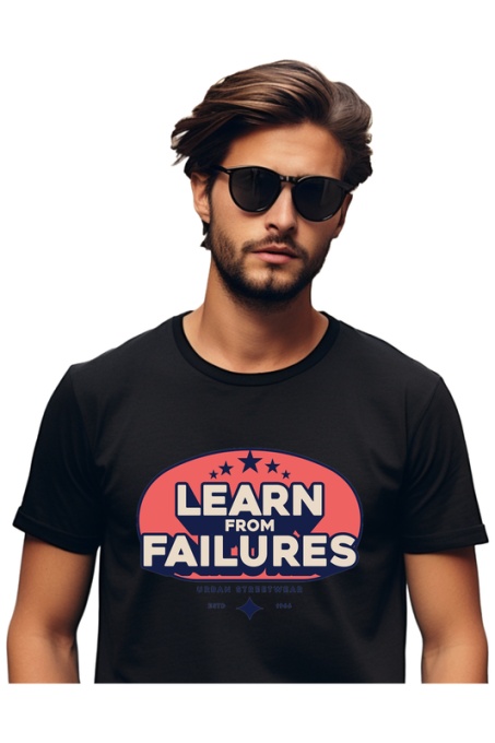 Tricou barbati - Learn From Failures