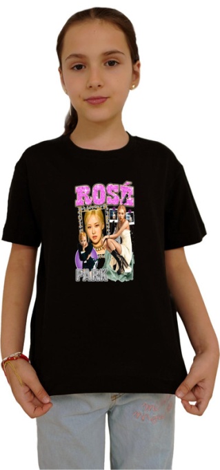 Tricou copii cu formatia ROSE PARK , din bumbac 100%