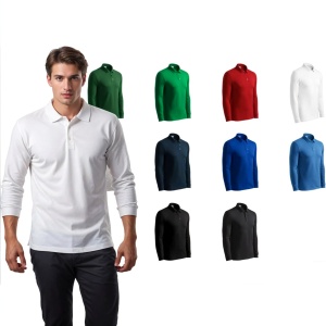Bluză Polo Bărbați Mâneca Lungă | 10 Culori Disponibile - 221