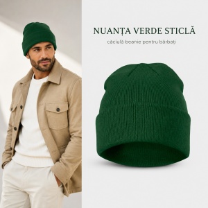 Căciulă Bărbați Unisex tip Beanie, Călduroasă, Tricotată și Modernă – 315 - Img 21