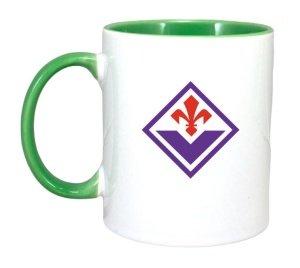 Cana ACF Fiorentina Italia , cu logoul stema echipei, Cadoul Perfect - Img 3