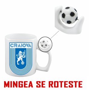 Cana Antistres Personalizată cu Echipa de fotbal Universitatea Craiova - Img 2