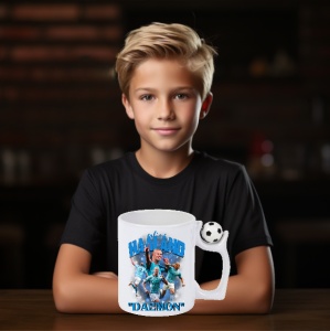 Cana Antistres Personalizată cu Fotbalistul Erling Haland - Cadoul Perfect pentru Pasionații de Fotbal! - Img 2
