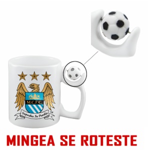 Cana antistres personalizată cu Manchester City Anglia - Img 2