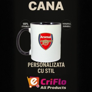 Cana Arsenal FC Anglia , cu logoul stema echipei, Cadoul Perfect - Img 35