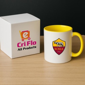 Cana AS Roma Italia , cu logoul stema echipei, Cadoul Perfect - Img 29