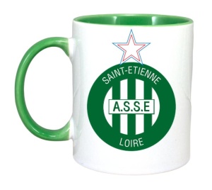 Cana AS Saint-etienne Franta , cu logoul stema echipei, Cadoul Perfect - Img 3