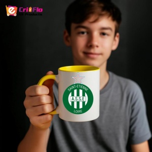 Cana AS Saint-etienne Franta , cu logoul stema echipei, Cadoul Perfect - Img 33