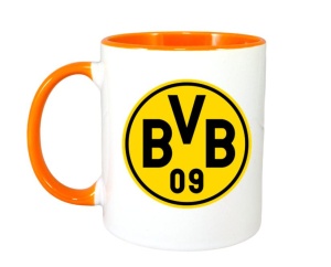Cana Borussia Dortmund Germania , cu logoul stema echipei, Cadoul Perfect - Img 7