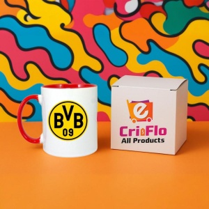 Cana Borussia Dortmund Germania , cu logoul stema echipei, Cadoul Perfect - Img 44
