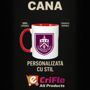 Cana Burnley Anglia , cu logoul stema echipei, Cadoul Perfect - Img 45