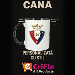 Cana CA Osasuna Spania , cu logoul stema echipei, Cadoul Perfect - Img 35