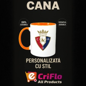 Cana CA Osasuna Spania , cu logoul stema echipei, Cadoul Perfect - Img 40