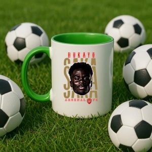 Cana cu fotbalistul Bukayo Saka-Arsenal FC v1 - Img 10