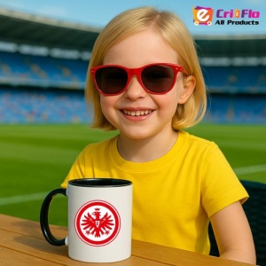 Cana Eintracht Frankfurt Germania , cu logoul stema echipei, Cadoul Perfect - Img 38