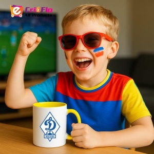 Cana FC Dinamo Moscova Rusia , cu logoul stema echipei, Cadoul Perfect - Img 31