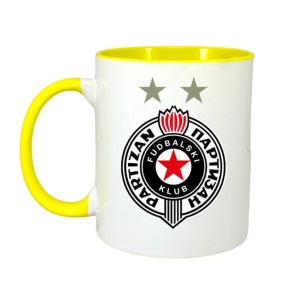 Cana FK Partizan Serbia , cu logoul stema echipei, Cadoul Perfect - Img 5