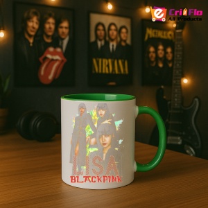 Cana K-POP cu formatia trupa KPOP BLACKPINK LISA 4 617 - Img 20
