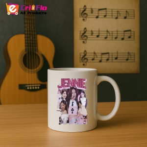 Cana K-POP cu formatia trupa KPOP JENNIE BLACK PINK 670 - Img 15