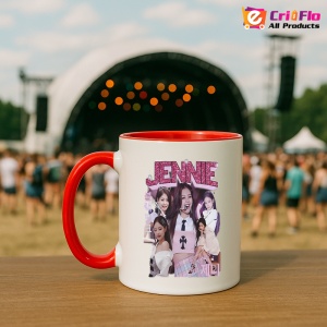 Cana K-POP cu formatia trupa KPOP JENNIE BLACK PINK 670 - Img 45
