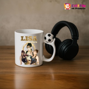 Cana K-POP cu formatia trupa KPOP LISA GOLD 710 - Img 12