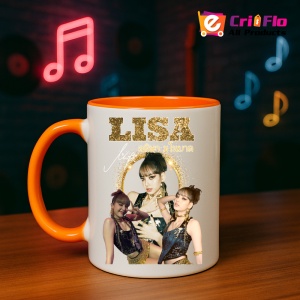 Cana K-POP cu formatia trupa KPOP LISA GOLD 710 - Img 40