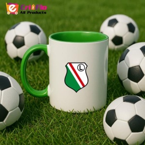 Cana Legia Warsaw Polonia , cu logoul stema echipei, Cadoul Perfect - Img 23