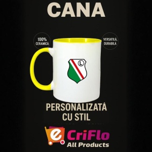 Cana Legia Warsaw Polonia , cu logoul stema echipei, Cadoul Perfect - Img 30