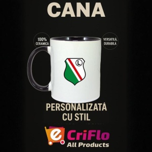 Cana Legia Warsaw Polonia , cu logoul stema echipei, Cadoul Perfect - Img 35