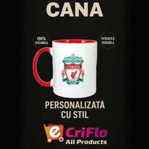 Cana Liverpool FC Anglia , cu logoul stema echipei, Cadoul Perfect - Img 45