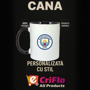 Cana Manchester City Anglia , cu logoul stema echipei, Cadoul Perfect - Img 35