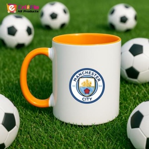 Cana Manchester City Anglia , cu logoul stema echipei, Cadoul Perfect - Img 43