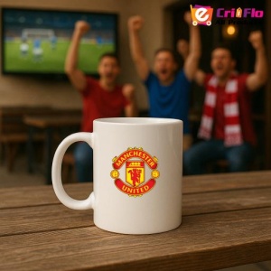 Cana Manchester United FC Anglia , cu logoul stema echipei, Cadoul Perfect - Img 18