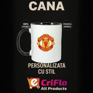 Cana Manchester United FC Anglia , cu logoul stema echipei, Cadoul Perfect - Img 35