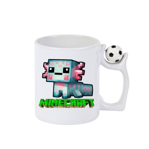 Cana Minecraft Axolotl Albastru 2 - Img 2