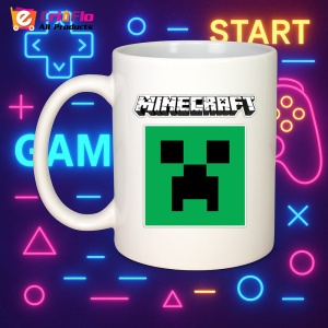 Cana Minecraft Ceeper cu Logo - Img 10
