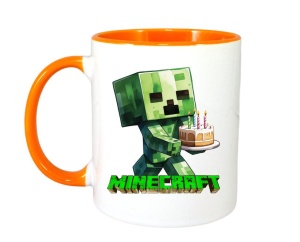 Cana Minecraft Creeper Cu Tort - Img 7
