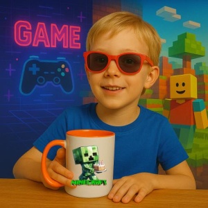 Cana Minecraft Creeper Cu Tort - Img 15