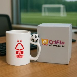 Cana Nottingham Forest FC Anglia , cu logoul stema echipei, Cadoul Perfect - Img 9