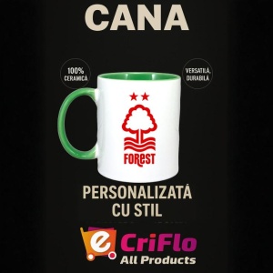 Cana Nottingham Forest FC Anglia , cu logoul stema echipei, Cadoul Perfect - Img 20