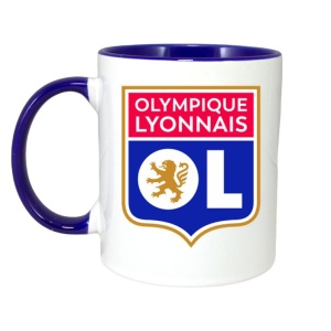 Cana Olympique Lyonnais Franta , cu logoul stema echipei, Cadoul Perfect - Img 4