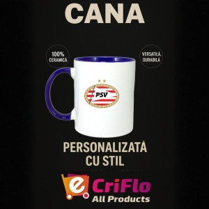 Cana PSV Eindhoven Olanda , cu logoul stema echipei, Cadoul Perfect - Img 25