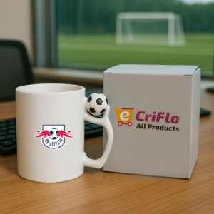 Cana RB Leipzig Germania , cu logoul stema echipei, Cadoul Perfect - Img 9