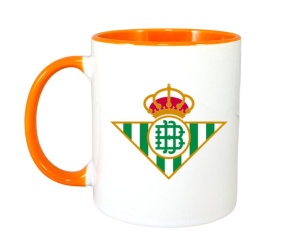 Cana Real Betis Spania , cu logoul stema echipei, Cadoul Perfect - Img 7