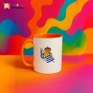 Cana Real Sociedad Spania , cu logoul stema echipei, Cadoul Perfect - Img 42