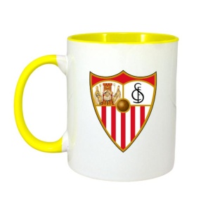 Cana Sevilla FC Spania , cu logoul stema echipei, Cadoul Perfect - Img 5